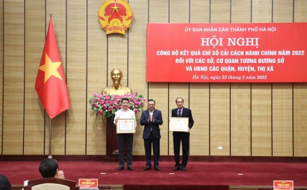 Sở LĐ-TB&XH và quận Hoàn Kiếm đứng đầu về chỉ số CCHC