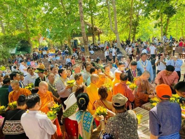 Lễ hội Bunpimay được tổ chức tại Trung tâm du lịch Cầu treo Buôn Đôn, huyện Buôn Đôn, tỉnh Đắk Lắk. (Ảnh: VOV)
