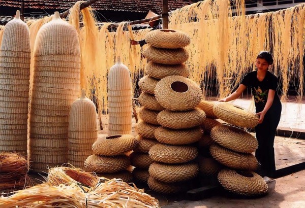 Làng nghề mây tre đan Phú Vinh: lưu giữ giá trị truyền thống