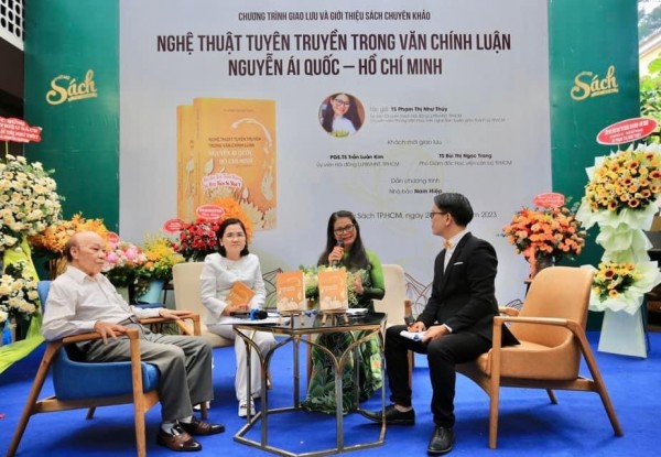 RA MẮT SÁCH “NGHỆ THUẬT TUYÊN TRUYỀN TRONG VĂN CHÍNH LUẬN NGUYỄN ÁI QUỐC - HỒ CHÍ MINH”