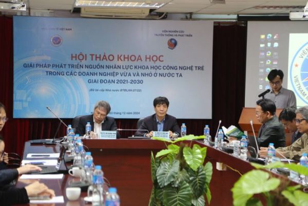 Hội thảo khoa học: “Giải pháp phát triển nguồn nhân lực khoa học công nghệ trẻ trong các doanh nghiệp vừa và nhỏ ở nước ta đến năm 2030”