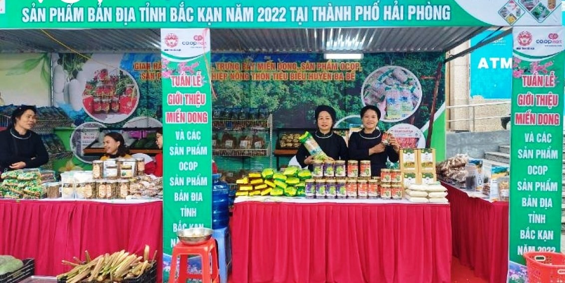 Sản phẩm OCOP Bắc Kạn được giới thiệu tại thành phố cảng Hải Phòng