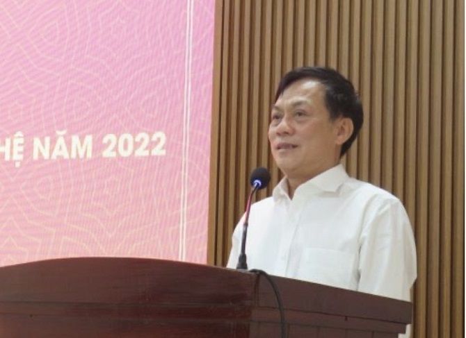 Phó Chủ tịch UBND TP Cần Thơ Nguyễn Ngọc Hè phát biểu tại Hội nghị Tổng kết ngành KH&CN Cần Thơ năm 2022