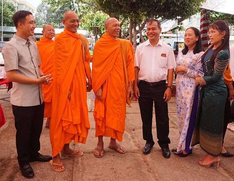 Các vị Sư sãi kỳ vọng vào Tết Quân - Dân mừng Chôl Chnăm Thmây năm 2023 sẽ là niềm vui nhân đôi
