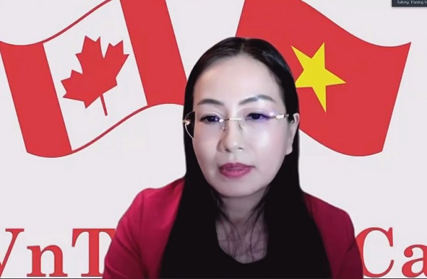 Bà Trần Thu Quỳnh - Tham tán thương mại, Thương vụ Việt Nam tại Canada.