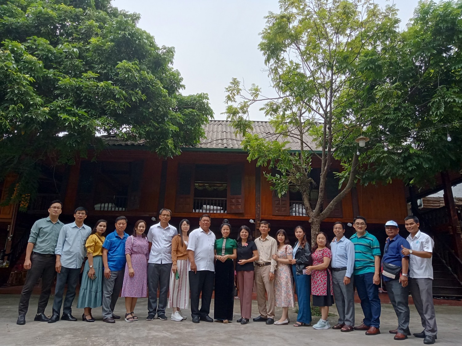 Ngôi nhà sàn của gia đình chị Lường Thị Hồng Chung dùng để làm nơi lưu trú cho khách du lịch.